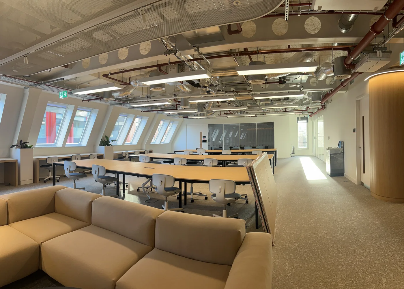 Collaboration benches after