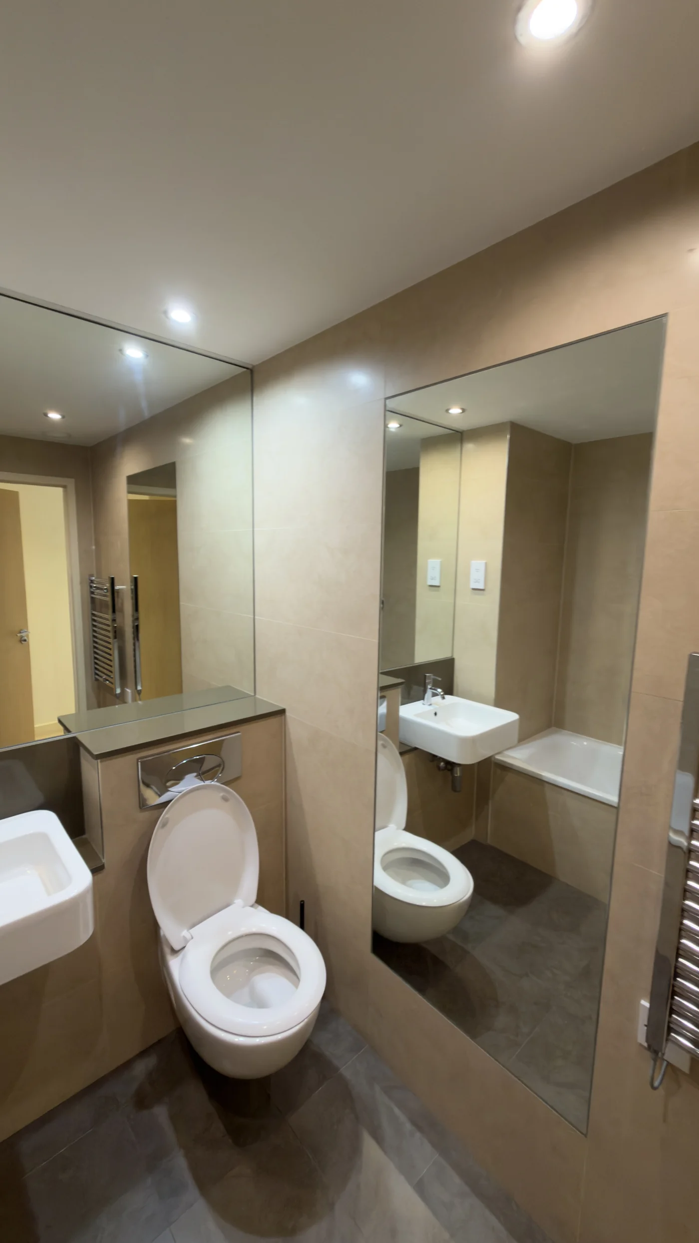 Ensuite bathroom after end of tenancy clean, saltdean