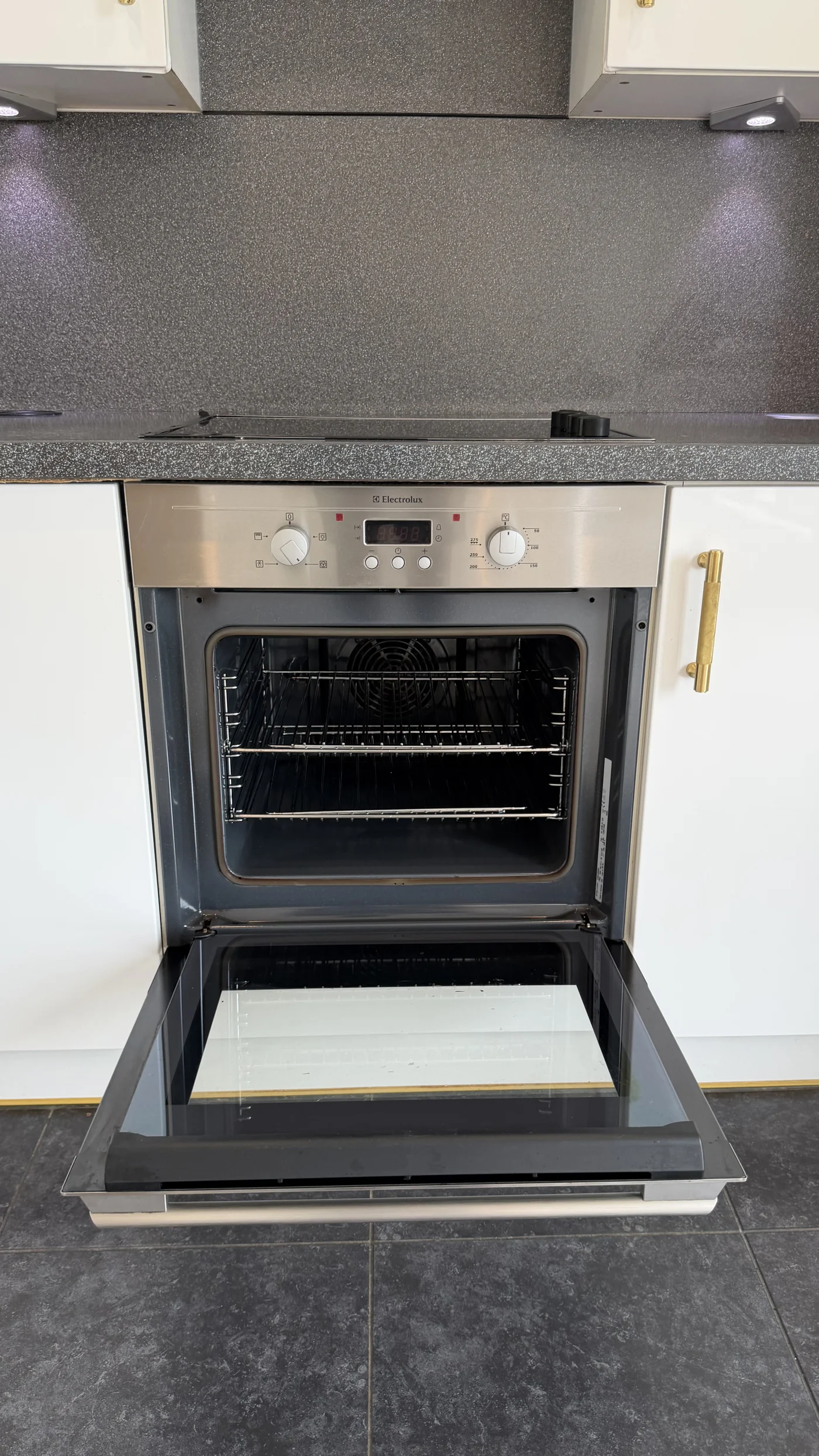 Oven after deep clean end of tenancy, saltdean