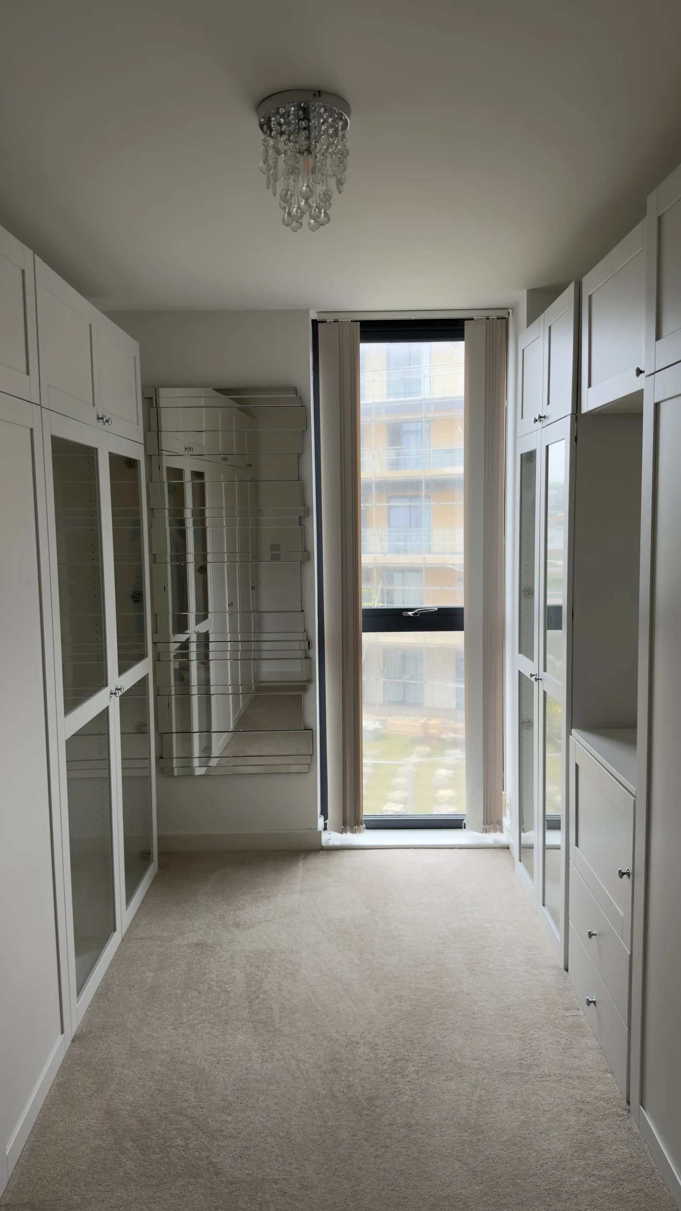 Walk in wardrobe after end of tenancy clean, saltdean