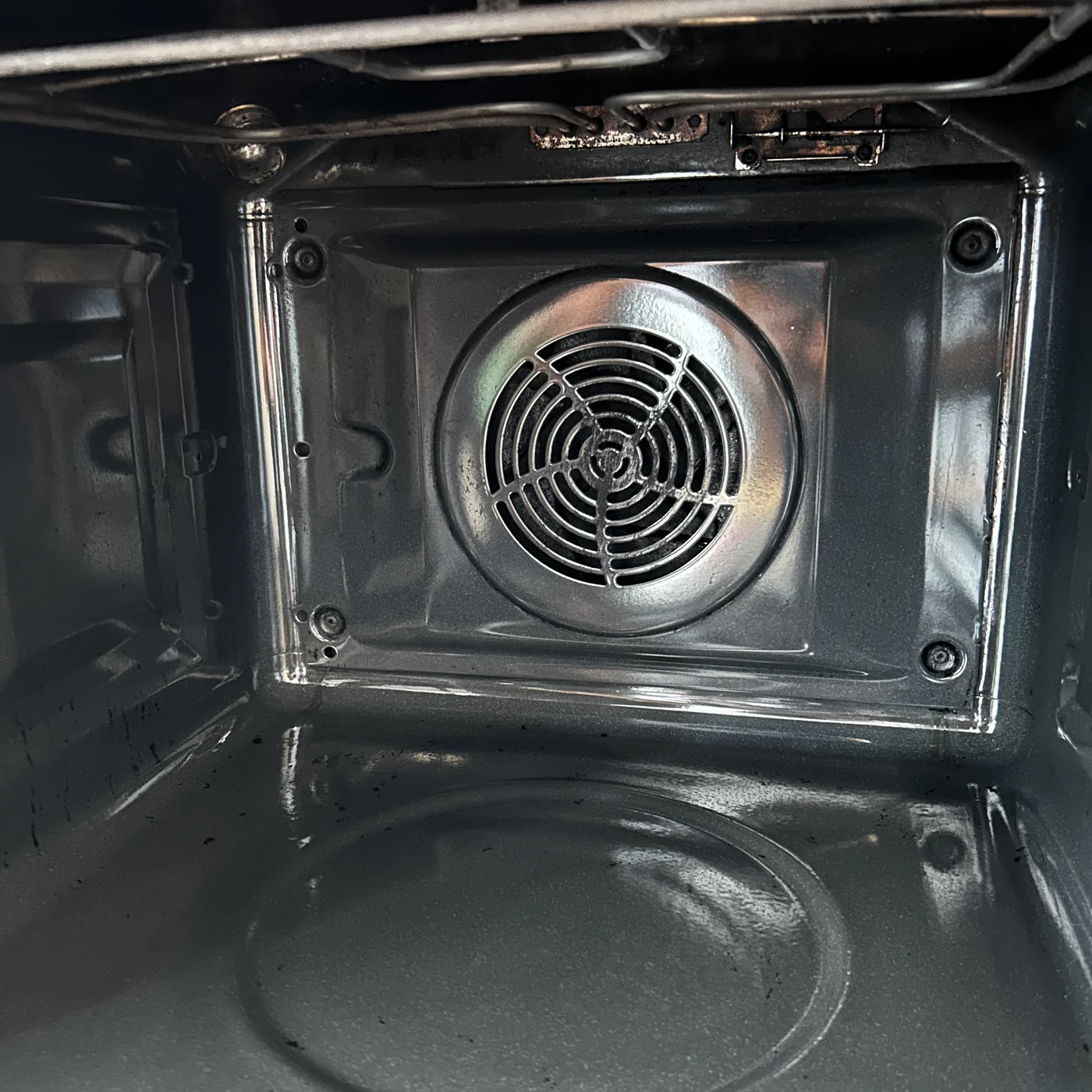 Oven interior after deep clean, Thornton Heath, Croydon