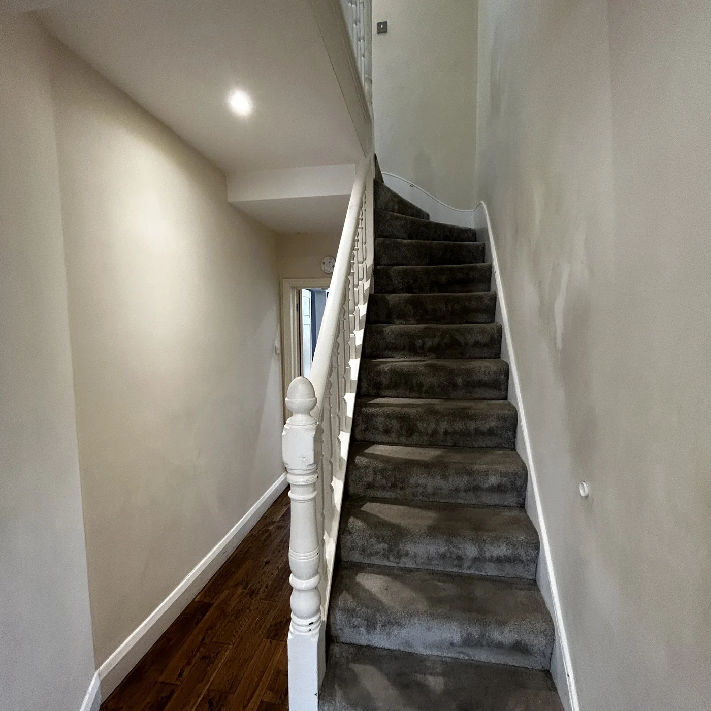 Stairs and hallway after deep clean, Thornton Heath, Croydon