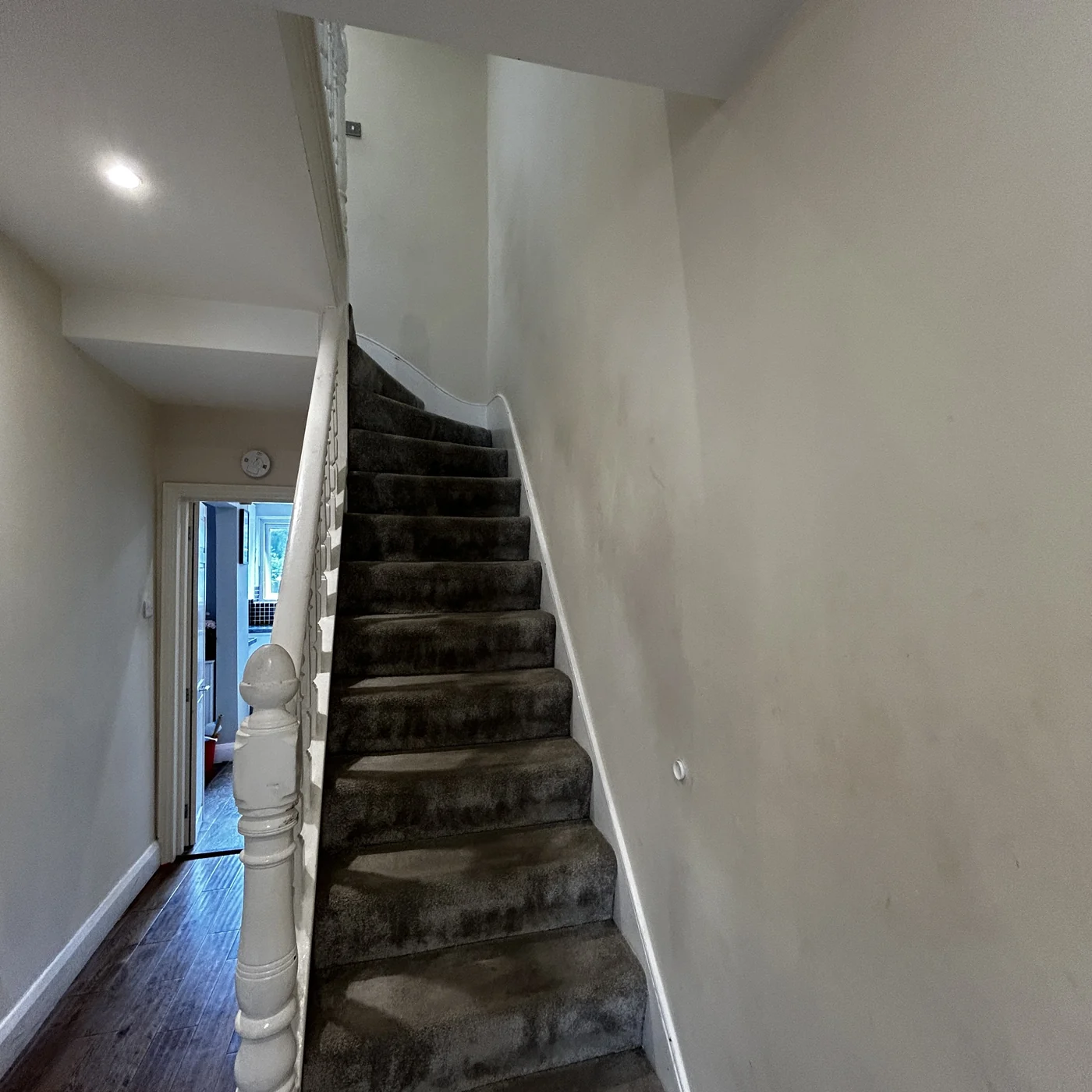 Stairwell and landing after